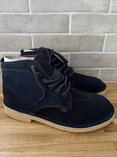 Mens high stitch kickers navy - stitch,