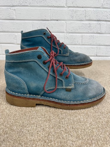 Kickers blue suede leather - suede,