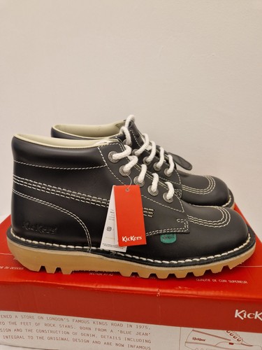 Kickers kick boots - kick, leather