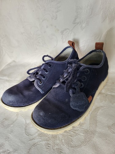 Kickers navy blue suede - navy,