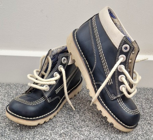 Kickers boys blue lace - blue,
