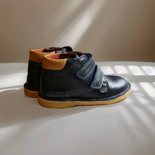Kickers boys blue ankle boots - kickers,