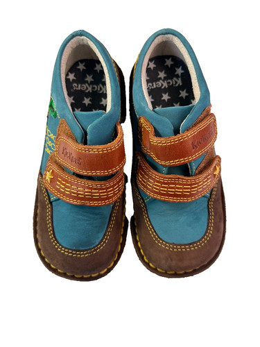 Kickers kids blue brown - kids,