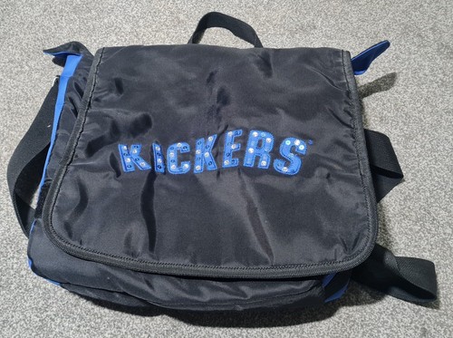 Kickers black blue messenger - kickers,