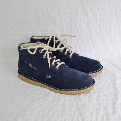 Kickers blue suede - blue,
